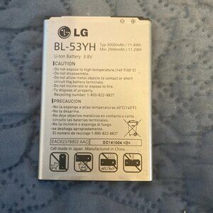 Genuine OEM LG BL-53YH Rechargeable Li-Ion Battery 3.8V 300mAh D855 D850 F400